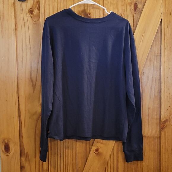 Zoe + Liv Navy "Hugs and Knishes" Tee, Size XXL, NWT - Picture 2 of 4